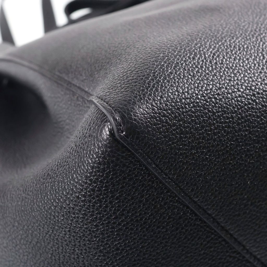 Celine Cabas Phantom Small Tote Bag Black Leather — view 5