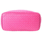 Bottega Veneta Intrecciato Zip Hobo Handbag Pink Leather — view 4
