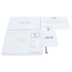 Dior Cannage Fragment Case Card Light Blue Leather Gold — view 6