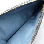 Dior Cannage Fragment Case Card Light Blue Leather Gold — view 4