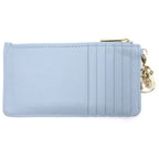 Dior Cannage Fragment Case Card Light Blue Leather Gold — view 2