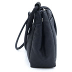 Bottega Veneta Intrecciato Jacquard Nylon Shoulder Bag Black — view 3