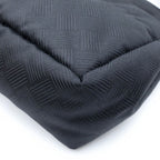 Bottega Veneta Intrecciato Jacquard Nylon Shoulder Bag Black — view 5