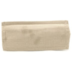 Saint Laurent Paris Rive Gauche Name Design Leather Handle Canvas Tote Bag Beige — view 4