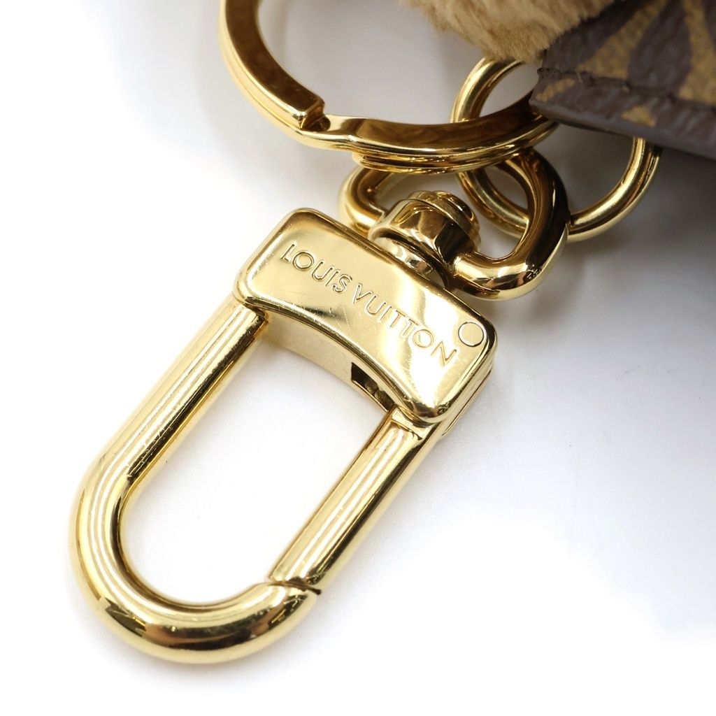 Louis Vuitton Monogram Bag Charm LV Brown — view 6