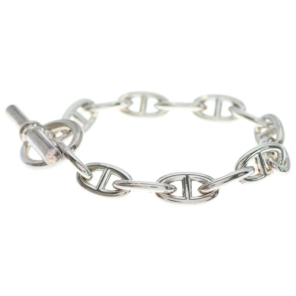 Hermes Chaine D'ancre GM Chain Bracelet Silver — view 4
