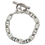 Hermes Chaine D'ancre GM Chain Bracelet Silver — view 2