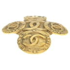Chanel CC Logo Pin Badge Brooch Gold — view 5
