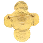 Chanel CC Logo Pin Badge Brooch Gold — view 2
