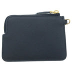 Prada Saffiano Leather Coin Purse Shoulder Black Gold — view 2