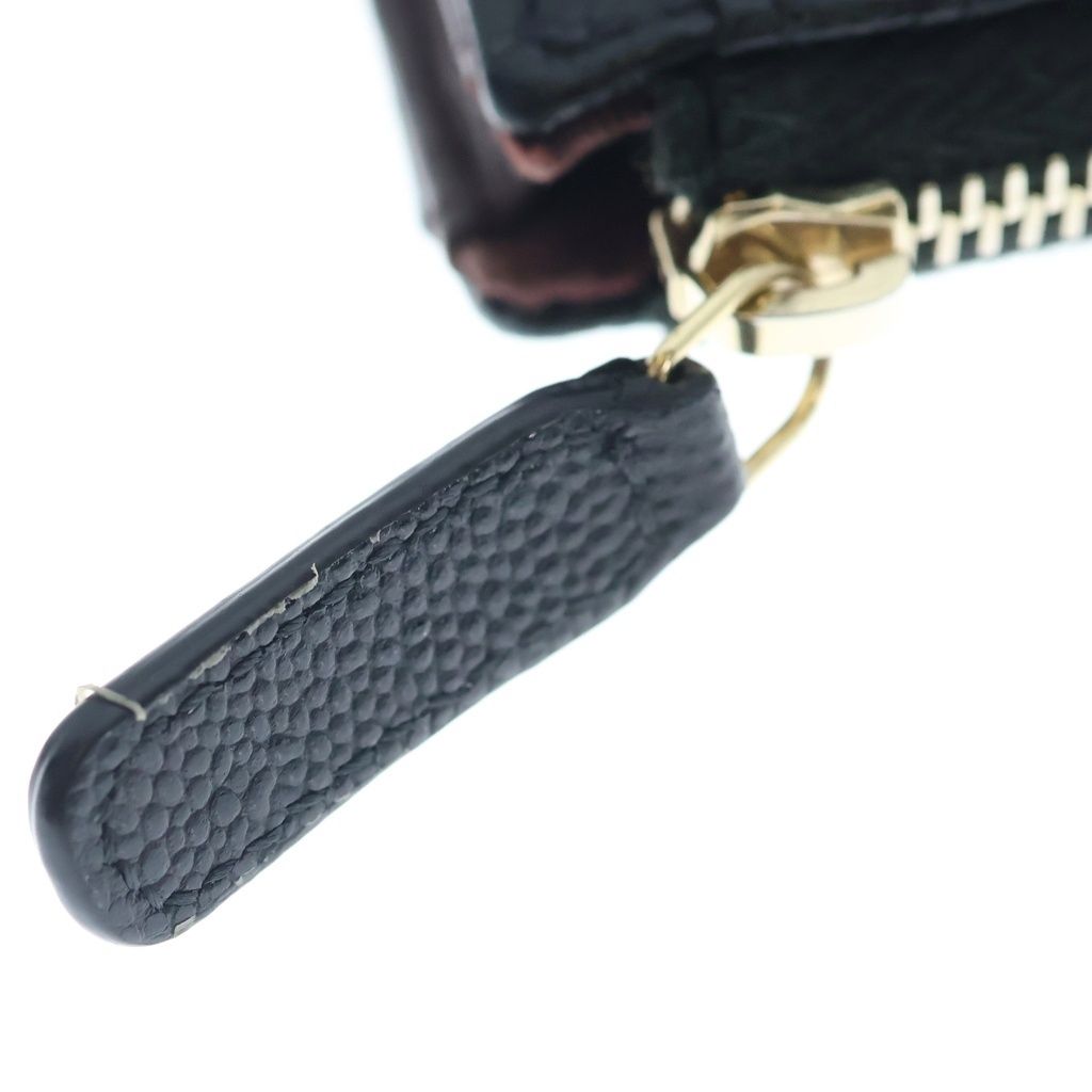 Chanel Quilted CC Logo Caviar Leather Timeless Classic Fragment Card Case Black — view 5