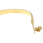 Louis Vuitton Monogram Hoop Earrings Nanogram Gold Plated — view 5