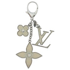 Louis Vuitton Epi Bijou Sac Fleur de Charm Yvoire Bag Key Holder Key Ring White