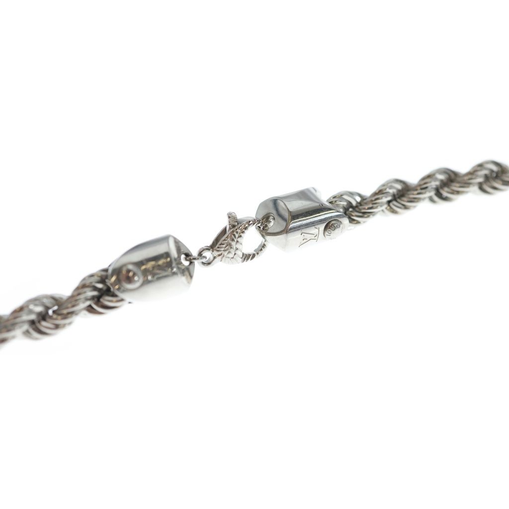 Louis Vuitton LV Rope Necklace Silver — view 4