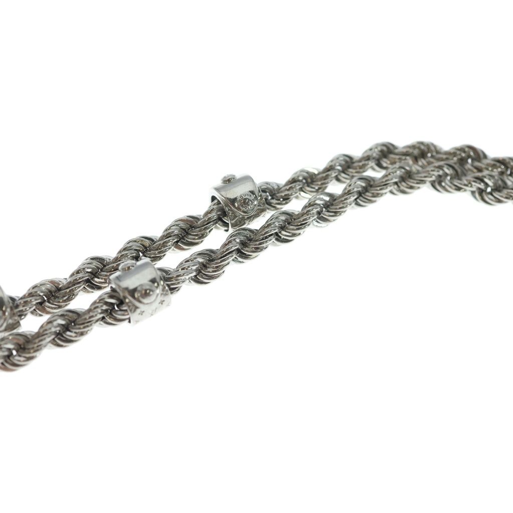 Louis Vuitton LV Rope Necklace Silver — view 5