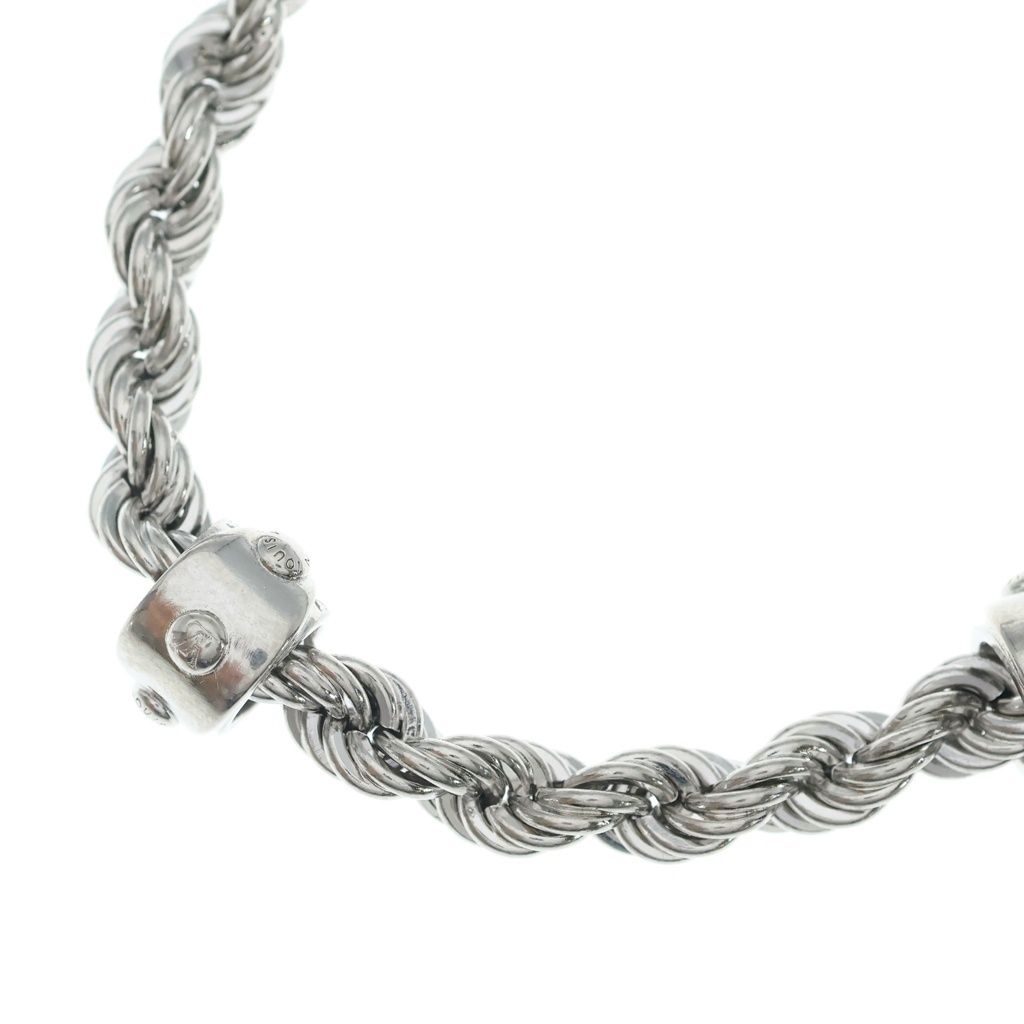 Louis Vuitton LV Rope Necklace Silver