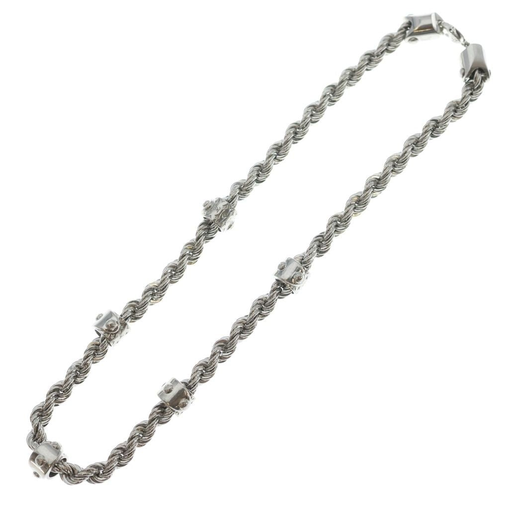 Louis Vuitton LV Rope Necklace Silver — view 2