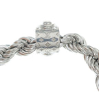 Louis Vuitton LV Rope Necklace Silver — view 3