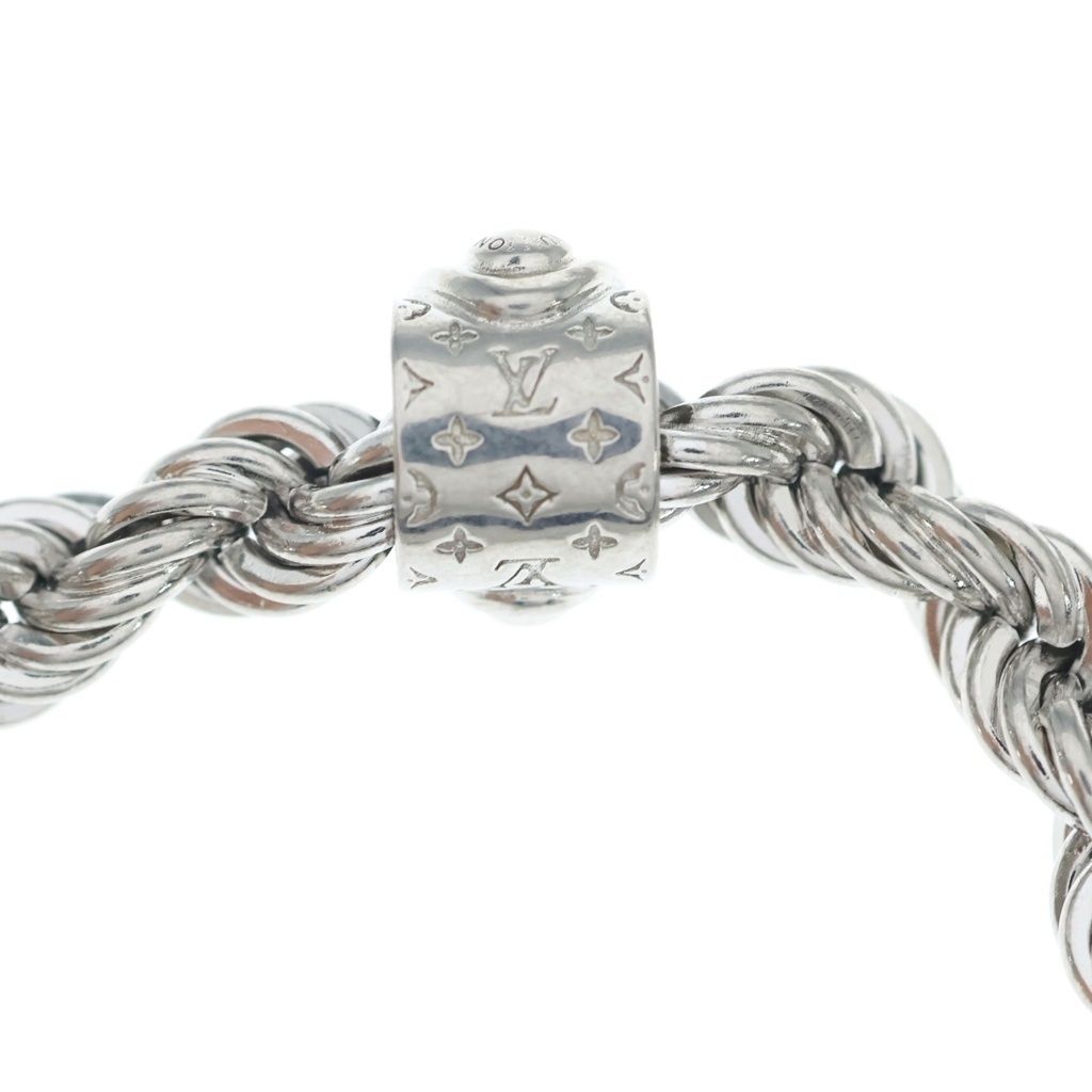 Louis Vuitton LV Rope Necklace Silver — view 3