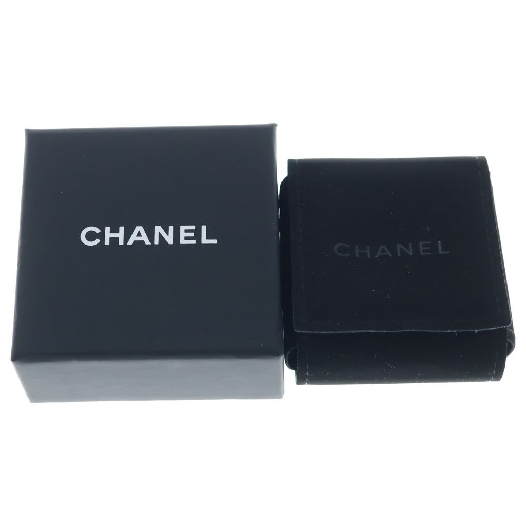 Chanel CC Logo Pearl Earrings Silver White — view 6