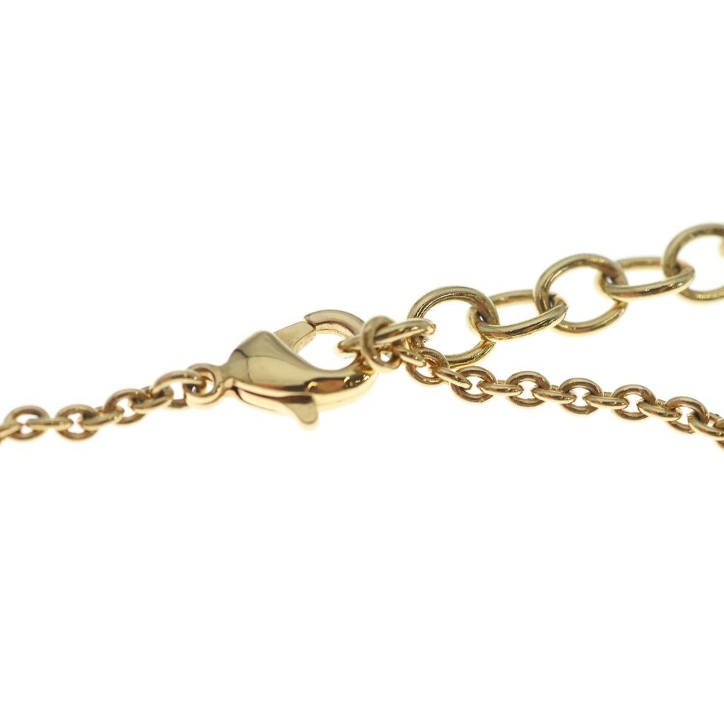 Louis Vuitton Collier LV Rhinestone Pendant Chain Gold — view 4