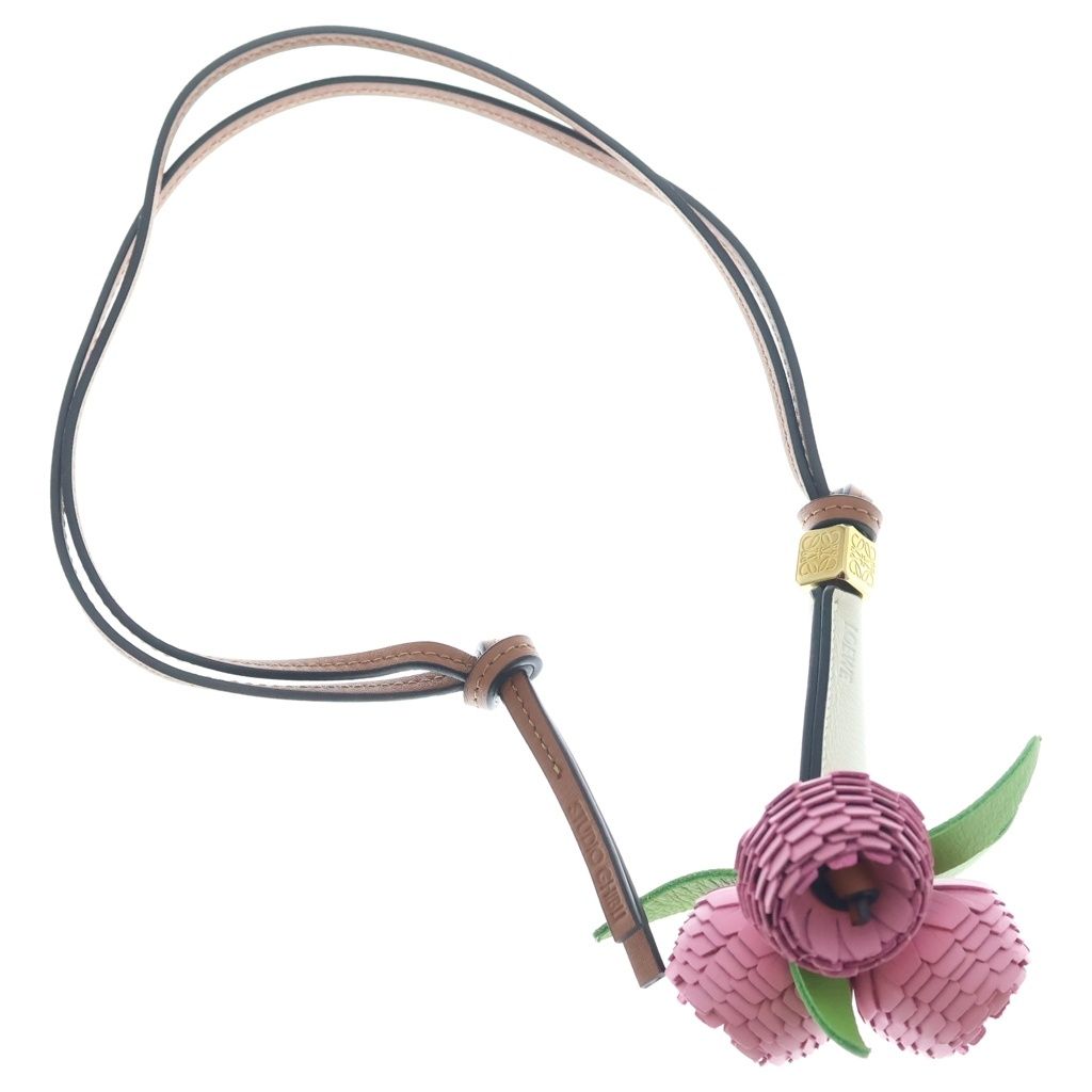 Loewe Studio Ghibli Howl's Moving Castle Collaboration Rose Bag Charm Pink — view 2