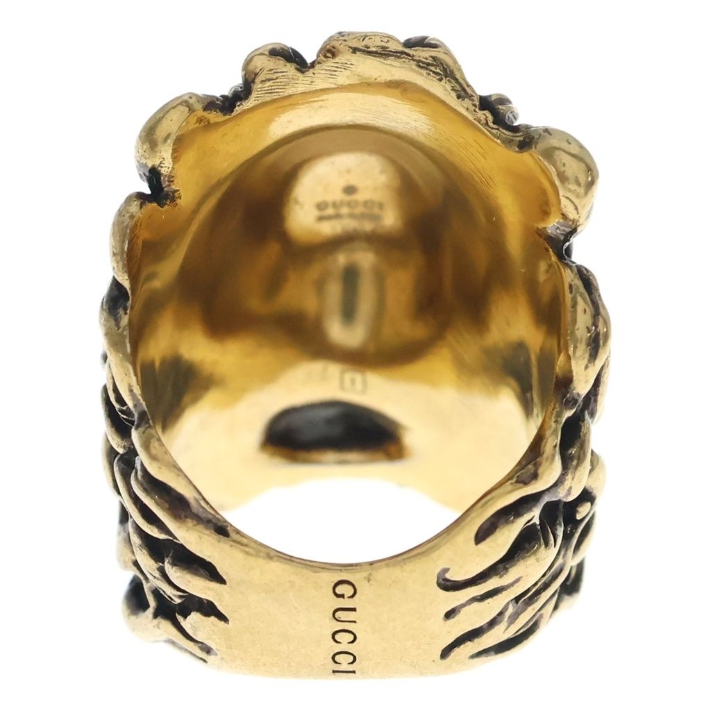 Gucci Lion Head Ring Gold — view 2