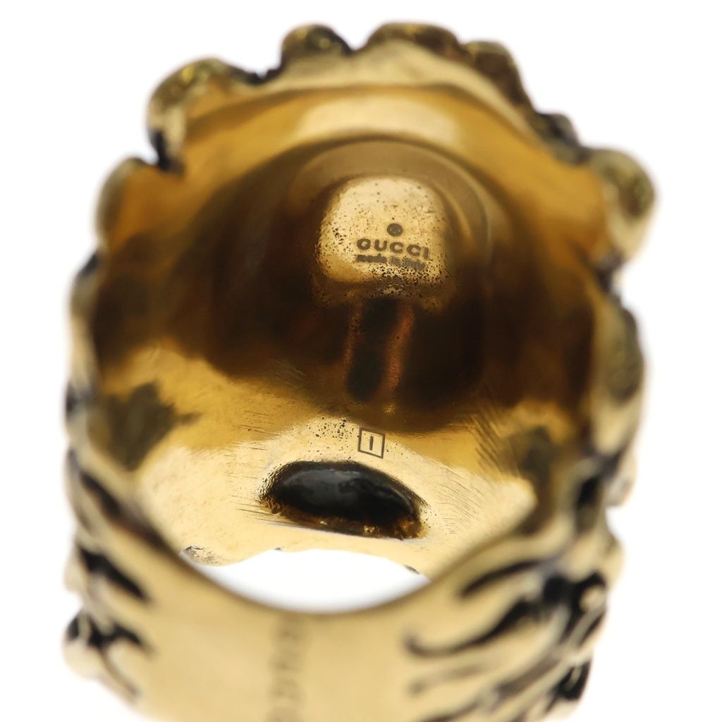 Gucci Lion Head Ring Gold — view 5