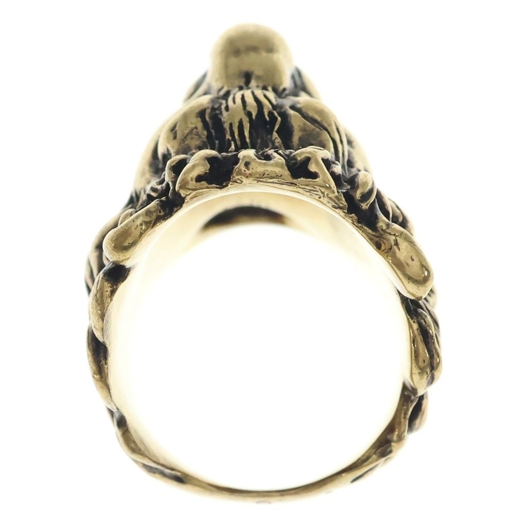 Gucci Lion Head Ring Gold — view 6