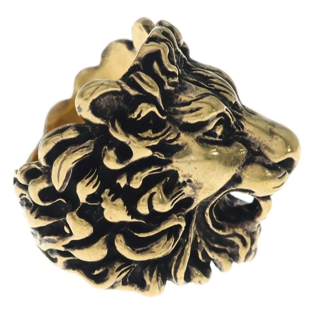 Gucci Lion Head Ring Gold — view 3