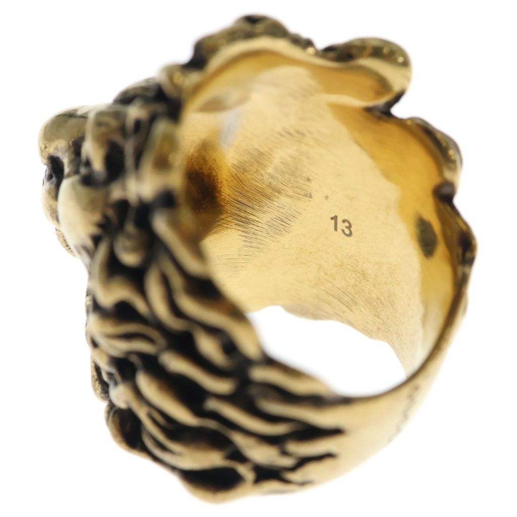 Gucci Lion Head Ring Gold — view 4