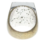 Celine Hedi Slimane Era Square Shape Signet Ring Silver — view 2
