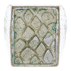 Celine Hedi Slimane Era Square Shape Signet Ring Silver
