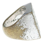 Celine Hedi Slimane Era Square Shape Signet Ring Silver — view 3