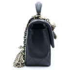 Chanel Top Handle Mini Classic Hand Chain Shoulder Bag Lambskin Christa Ribbon — view 3