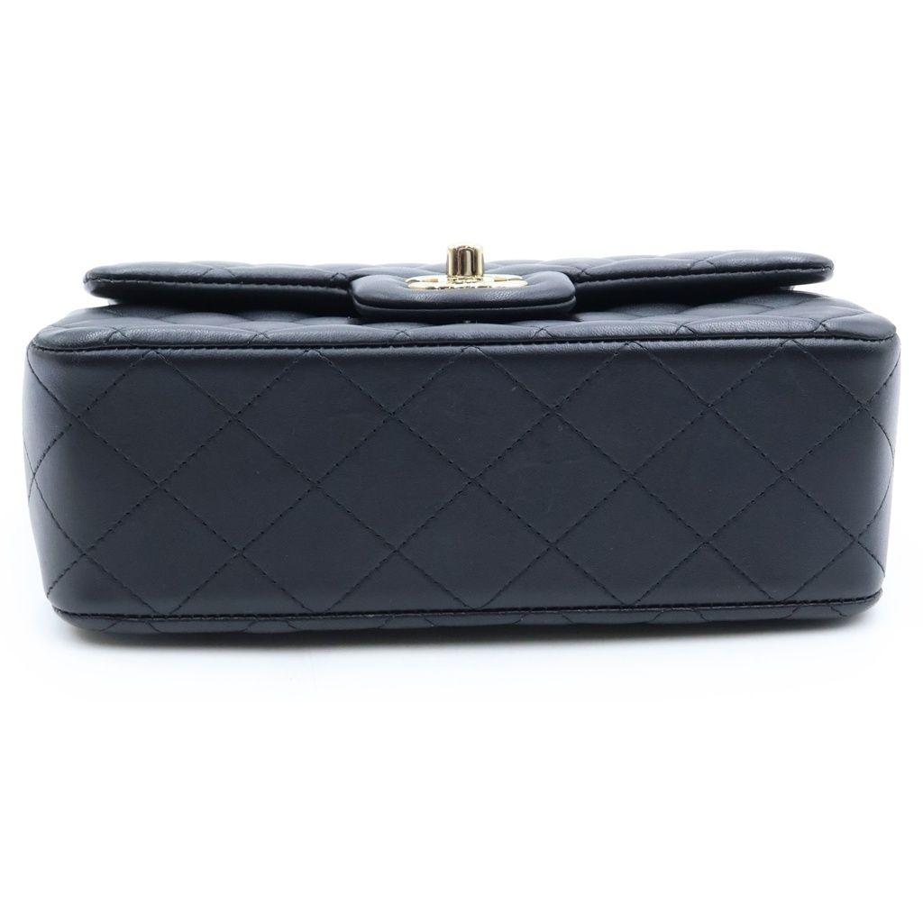 Chanel Top Handle Mini Classic Hand Chain Shoulder Bag Lambskin Christa Ribbon — view 4