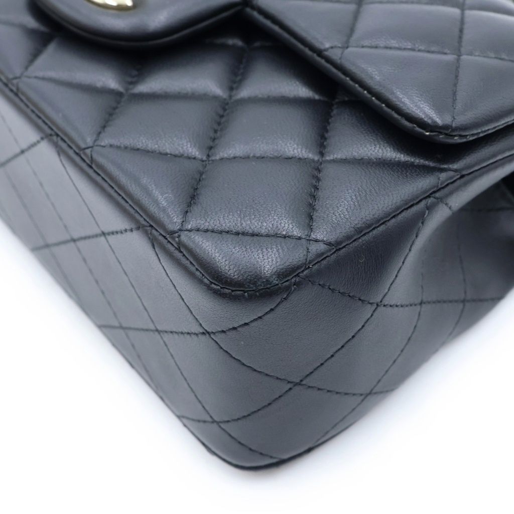 Chanel Top Handle Mini Classic Hand Chain Shoulder Bag Lambskin Christa Ribbon — view 5