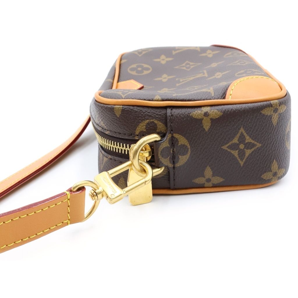 Louis Vuitton Monogram Trocadero Wearable Wallet Shoulder Bag Brown Leather — view 3