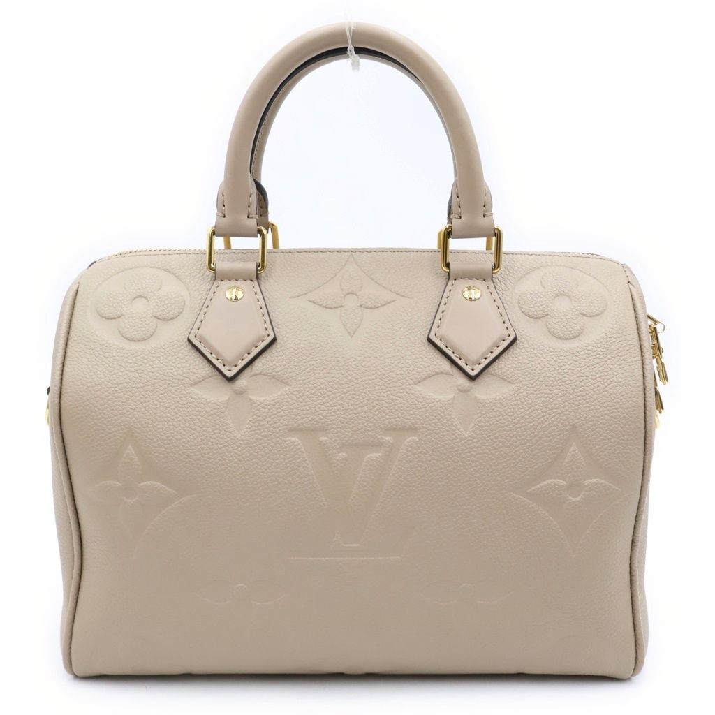 Louis Vuitton Monogram Empreinte Speedy Bandouliere 25 Tourterelle 2-Way — view 2