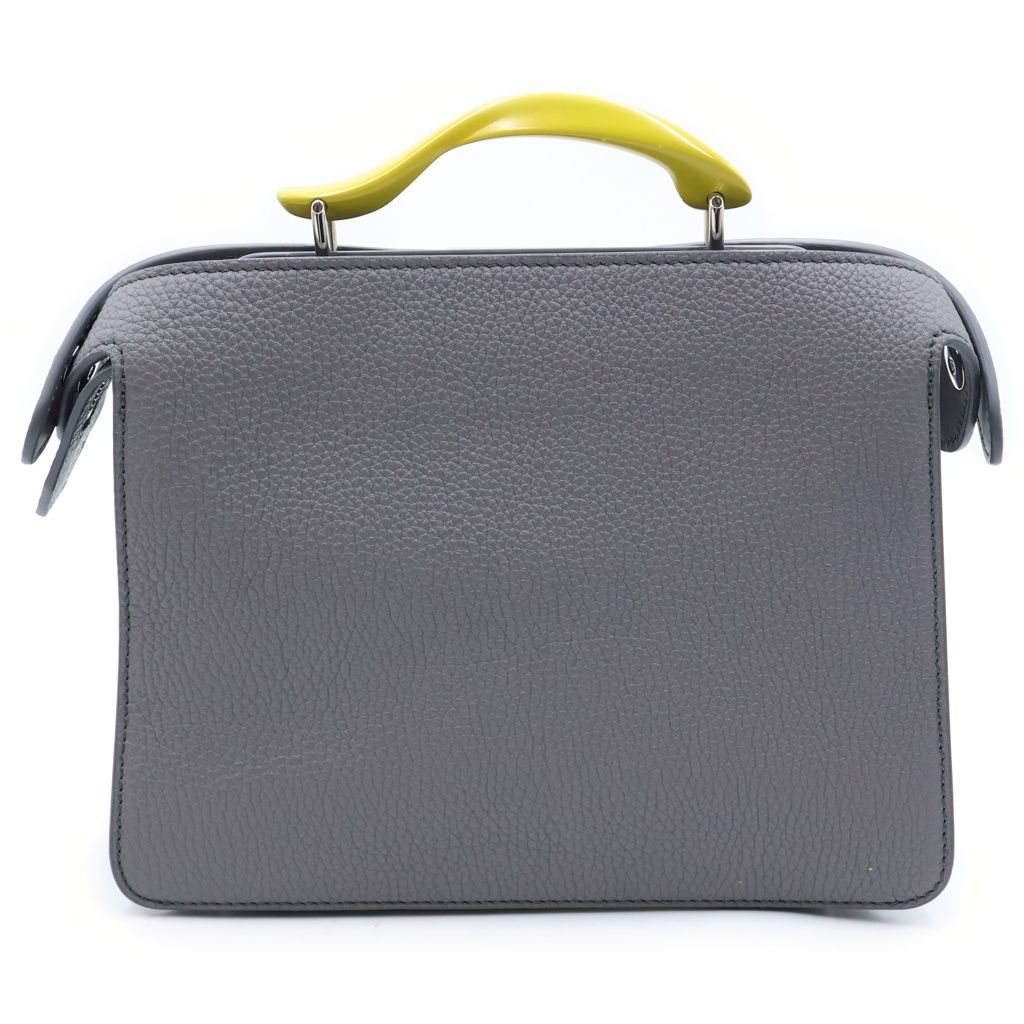Fendi Mad Architects Peekaboo ISeeU Small Shoulder Bag Calfskin Gray — view 2