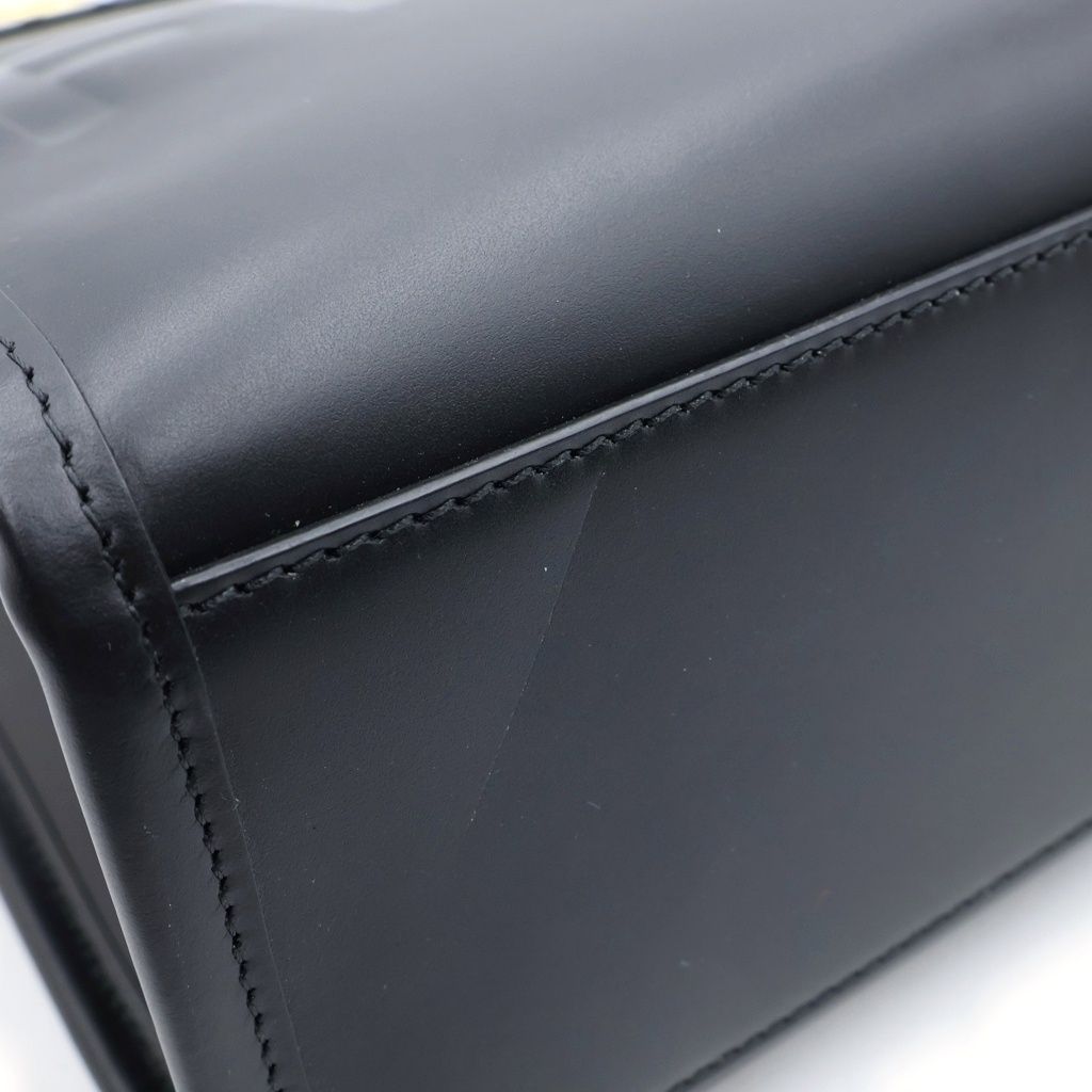 Fendi Sunshine Small 2-Way Shoulder Bag Black Leather — view 6