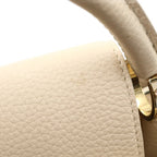 Louis Vuitton Capucines BB Flower Logo 2-Way Shoulder Bag Light Pink Leather — view 7
