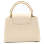 Louis Vuitton Capucines BB Flower Logo 2-Way Shoulder Bag Light Pink Leather — view 2