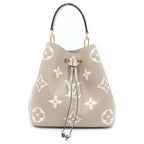 Louis Vuitton Monogram Empreinte Neo Noe MM Shoulder Bag Beige