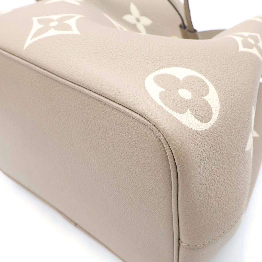 Louis Vuitton Monogram Empreinte Neo Noe MM Shoulder Bag Beige — view 5