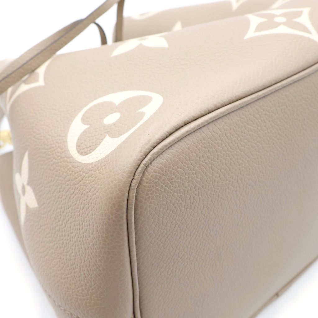 Louis Vuitton Monogram Empreinte Neo Noe MM Shoulder Bag Beige — view 6