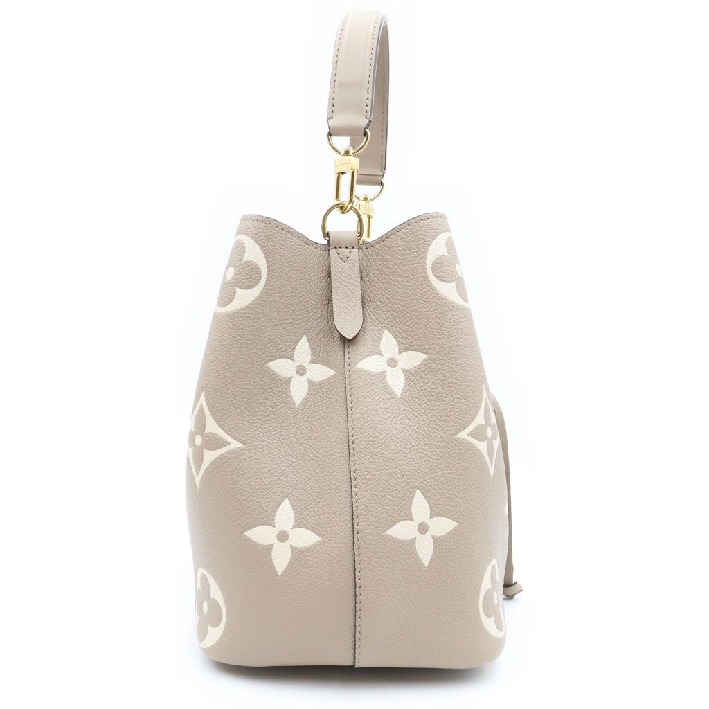 Louis Vuitton Monogram Empreinte Neo Noe MM Shoulder Bag Beige — view 3