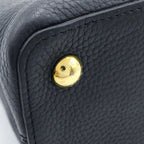 Louis Vuitton Taurillon Capucines PM Flower 2-Way Shoulder Bag Black Noir — view 6
