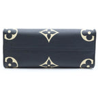 Louis Vuitton Monogram Empreinte On The Go PM 2-Way Shoulder Bag Black Beige — view 4