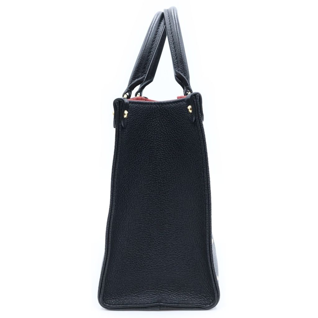 Louis Vuitton Monogram Empreinte On The Go PM 2-Way Shoulder Bag Black Beige — view 3